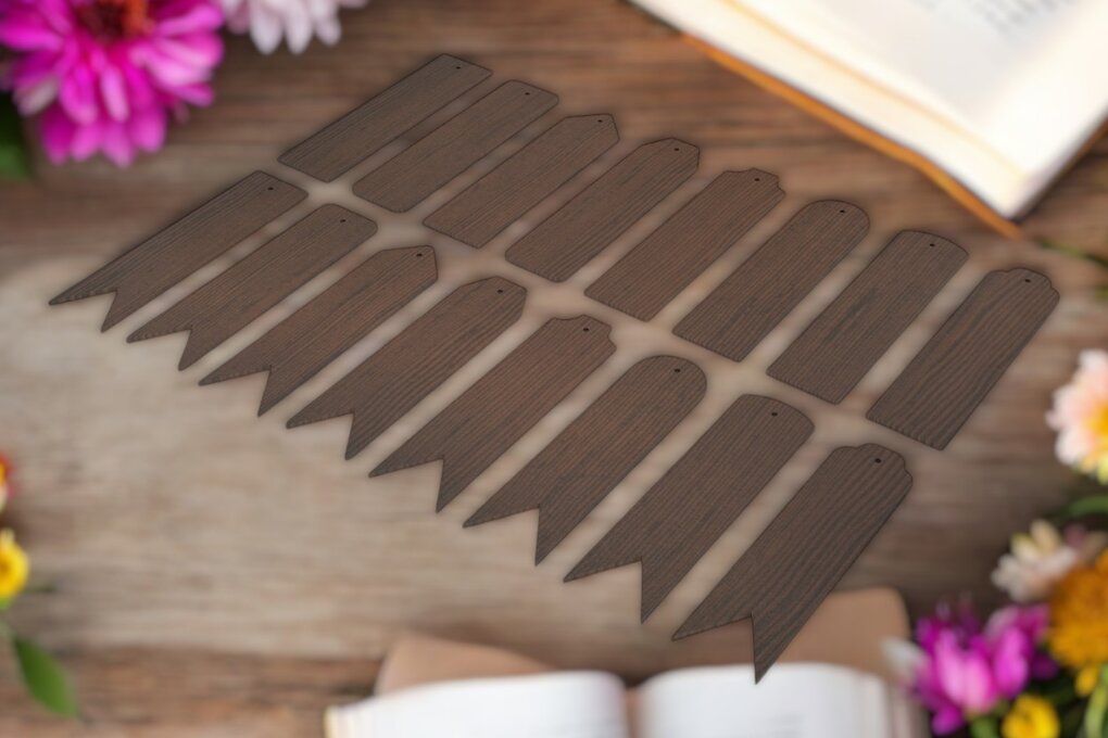 Σετ των 2 Intra απο ξύλο plywood 3mm-4mm πάχος – Ξύλινο Σετ σελιδοδεικτών 197 Δίασταση  20x20 cm INTRAFABR-118417379