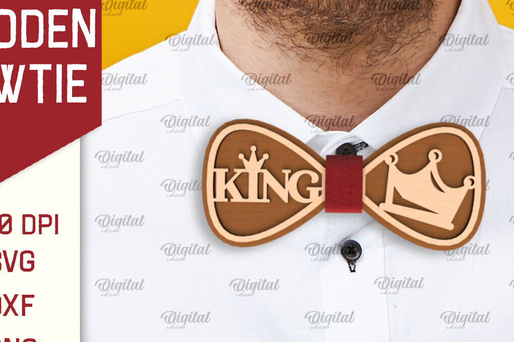 Σετ των 2 Intra απο ξύλο plywood 3mm-4mm πάχος – Ξύλινο παπιγιόν Ανδρικό παπιγιόν Δίασταση  20x20 cm INTRAFABR-95661748