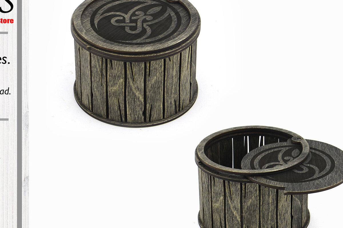 Σετ των 2 Intra απο ξύλο plywood 3mm-4mm πάχος – Αρχείο ξύλινο κουτί. Αρχείο κοπής με λέιζερ Δίασταση  20x20 cm INTRAFABR-89255775