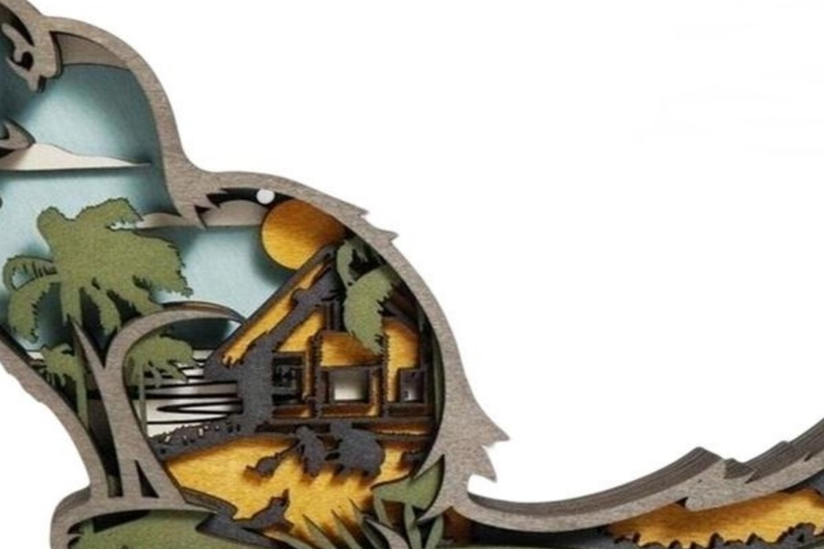 Σετ των 2 Intra απο ξύλο plywood 3mm-4mm πάχος – Ξύλινες χριστουγεννιάτικες στρώσεις γάτας Δίασταση  20x20 cm INTRAFABR-51260199