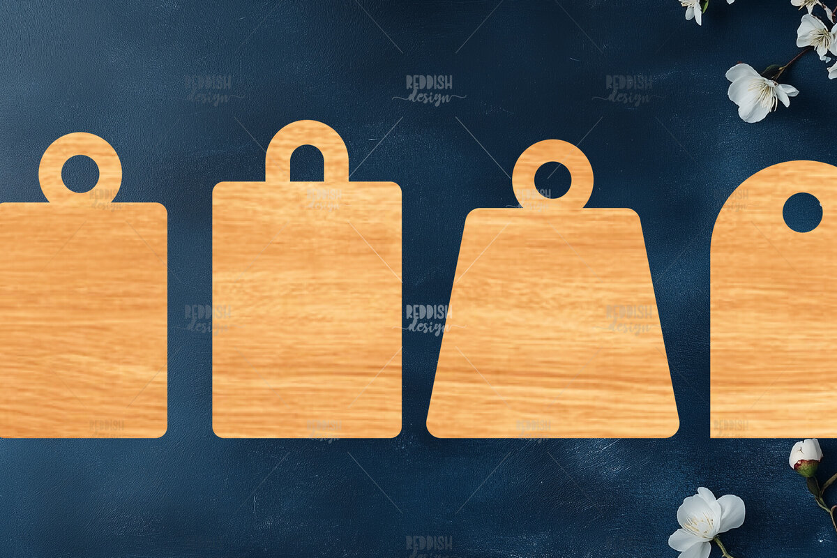 Σετ των 2 Intra απο ξύλο plywood 3mm-4mm πάχος – Ξύλινες σανίδες κοπής για Δίασταση  20x20 cm INTRAFABR-124527863