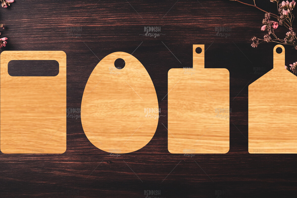 Σετ των 2 Intra απο ξύλο plywood 3mm-4mm πάχος – Ξύλινες σανίδες κοπής για Δίασταση  20x20 cm INTRAFABR-124527880