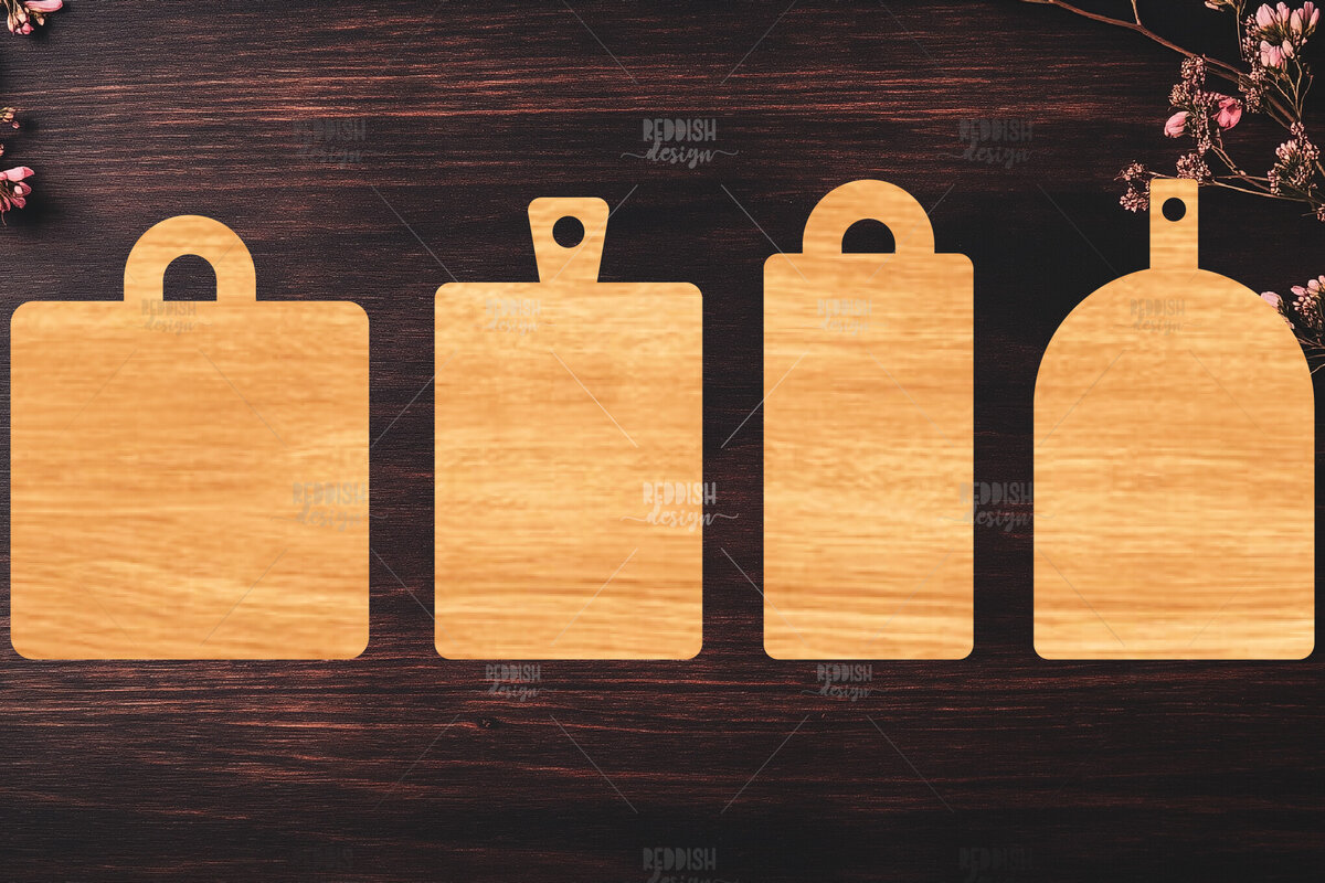 Σετ των 2 Intra απο ξύλο plywood 3mm-4mm πάχος – Ξύλινες σανίδες κοπής για Δίασταση  20x20 cm INTRAFABR-124747726