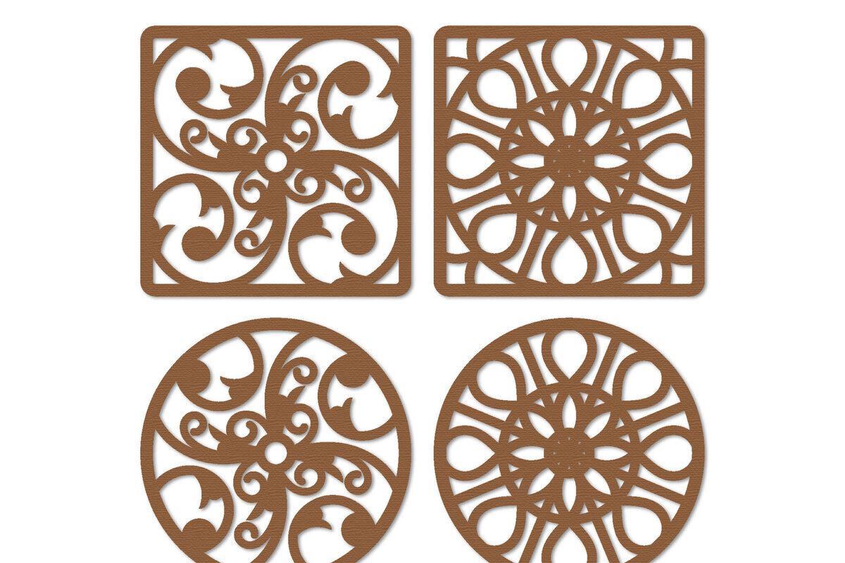 Intra απο ξύλο plywood 3mm-4mm πάχος – Ξύλινο διακοσμητικό σουβέρ κοπής με λέιζερ Δίασταση  40x30 cm INTRAFABR-125344295