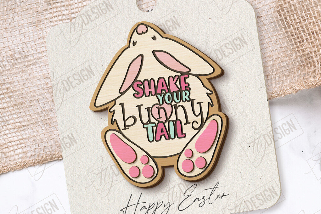 Σετ των 2 Intra απο ξύλο plywood 3mm-4mm πάχος – Ξύλινη Πασχαλινή Καρφίτσα | Αξεσουάρ | CNC Δίασταση  20x20 cm INTRAFABR-117339064