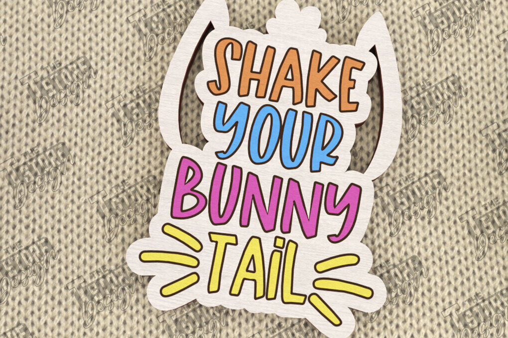 Σετ των 2 Intra απο ξύλο plywood 3mm-4mm πάχος – Ξύλινη Πασχαλινή Καρφίτσα | Αξεσουάρ | CNC Δίασταση  20x20 cm INTRAFABR-116901566