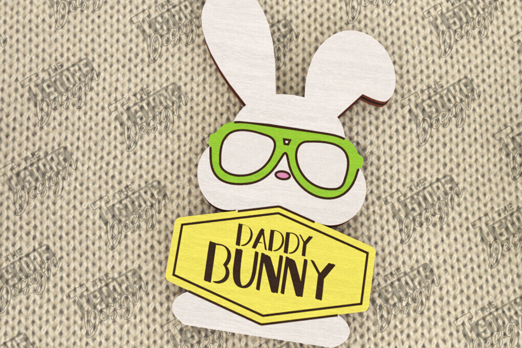 Σετ των 2 Intra απο ξύλο plywood 3mm-4mm πάχος – Ξύλινη Πασχαλινή Καρφίτσα | Αξεσουάρ | CNC Δίασταση  20x20 cm INTRAFABR-116901575