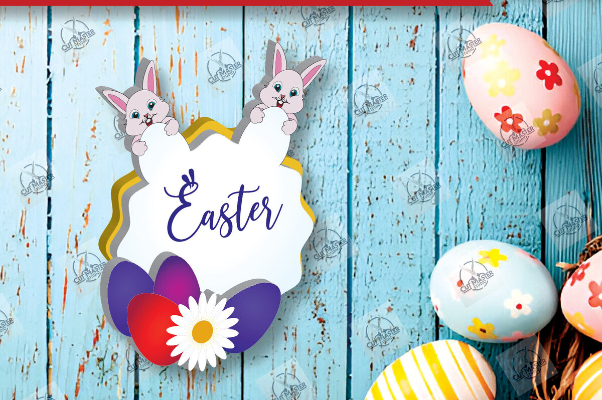 Σετ των 2 Intra απο ξύλο plywood 3mm-4mm πάχος – Ξύλινη Πασχαλινή Καρφίτσα Δίασταση  20x20 cm INTRAFABR-117969298