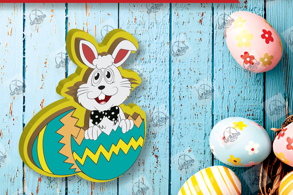 Σετ των 2 Intra απο ξύλο plywood 3mm-4mm πάχος – Ξύλινη Πασχαλινή Καρφίτσα Δίασταση  20x20 cm INTRAFABR-117969480