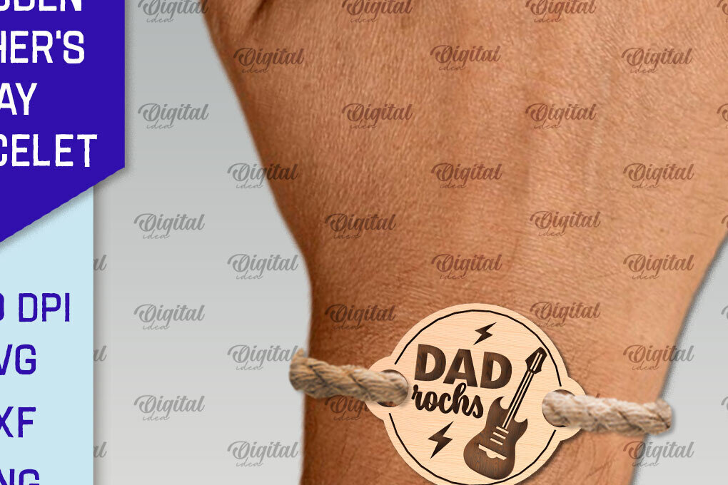 Σετ των 3 Intra απο ξύλο plywood 3mm-4mm πάχος – Ξύλινο βραχιόλι για τη γιορτή του πατέρα Δίασταση  20x20 cm INTRAFABR-97661713