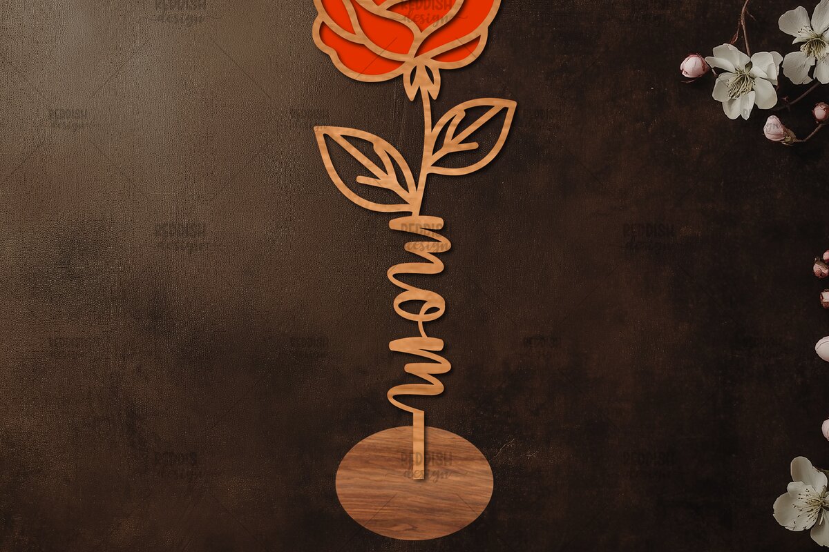 Σετ των 2 Intra απο ξύλο plywood 3mm-4mm πάχος – Ξύλινη βάση κοπής λουλουδιών με λέιζερ Δίασταση  20x20 cm INTRAFABR-114067014