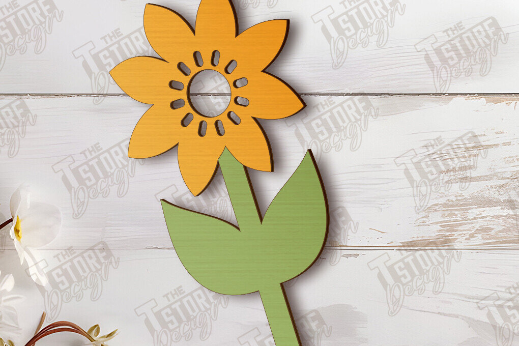 Σετ των 2 Intra απο ξύλο plywood 3mm-4mm πάχος – Ξύλινα Λουλούδια |Αιώνια Λουλούδια| Μπουκέτο Δίασταση  20x20 cm INTRAFABR-113845296