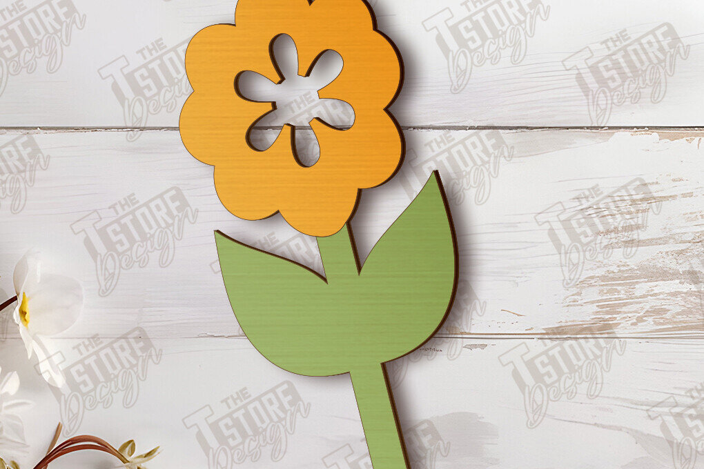 Σετ των 2 Intra απο ξύλο plywood 3mm-4mm πάχος – Ξύλινα Λουλούδια |Αιώνια Λουλούδια| Μπουκέτο Δίασταση  20x20 cm INTRAFABR-113845304