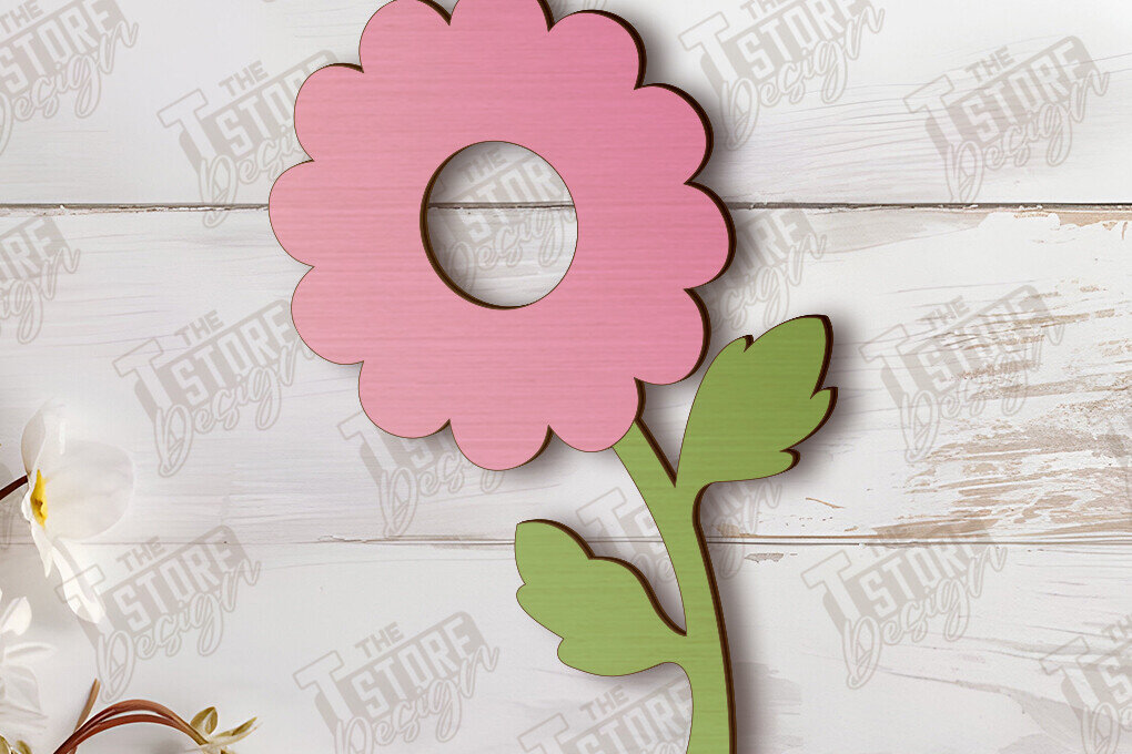 Σετ των 2 Intra απο ξύλο plywood 3mm-4mm πάχος – Ξύλινα Λουλούδια |Αιώνια Λουλούδια| Μπουκέτο Δίασταση  20x20 cm INTRAFABR-113845311