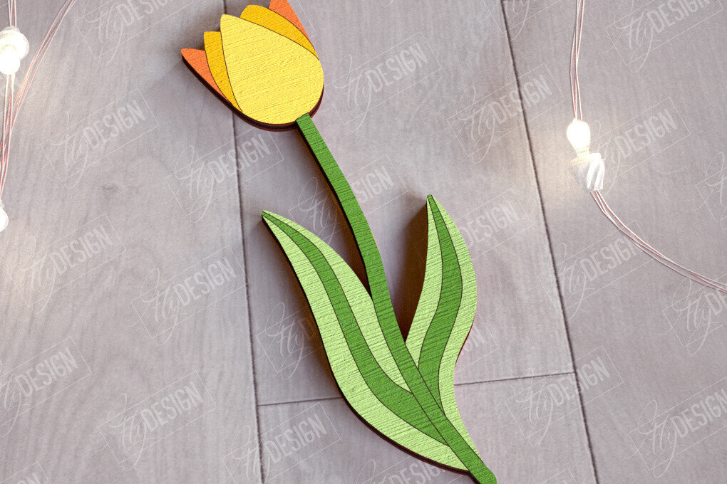 Σετ των 2 Intra απο ξύλο plywood 3mm-4mm πάχος – Ξύλινα Λουλούδια | Αιώνια Λουλούδια | Δώρο Δίασταση  20x20 cm INTRAFABR-112700430