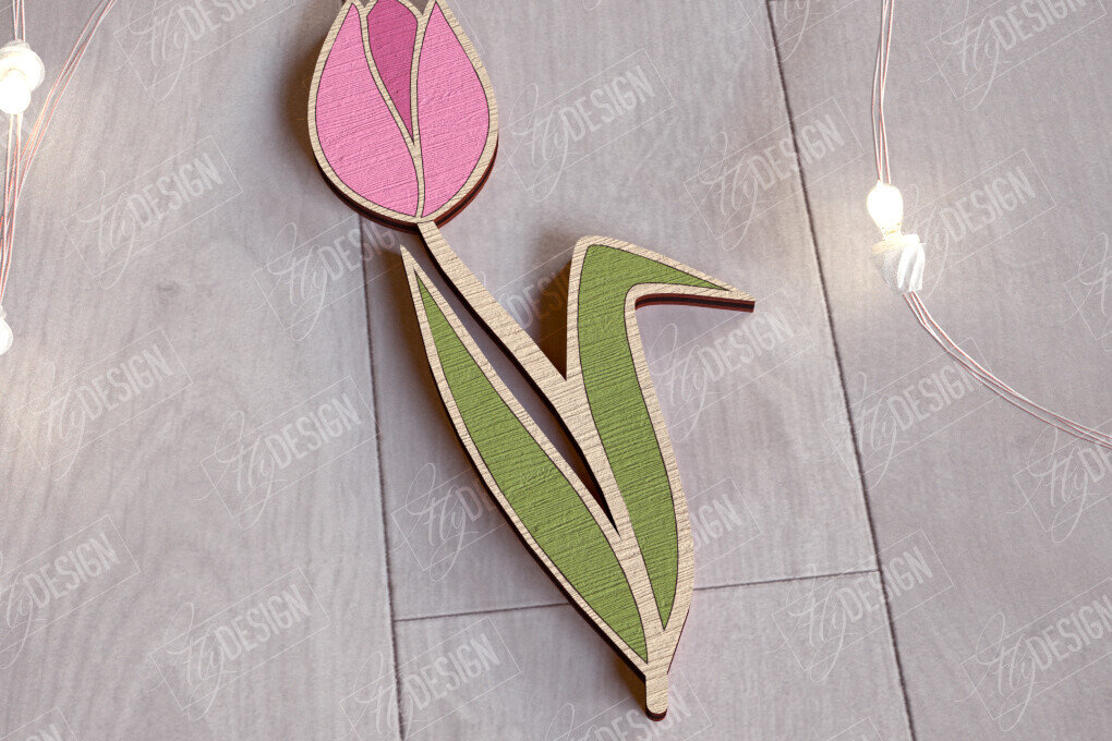 Σετ των 2 Intra απο ξύλο plywood 3mm-4mm πάχος – Ξύλινα Λουλούδια | Αιώνια Λουλούδια | Δώρο Δίασταση  20x20 cm INTRAFABR-112700466