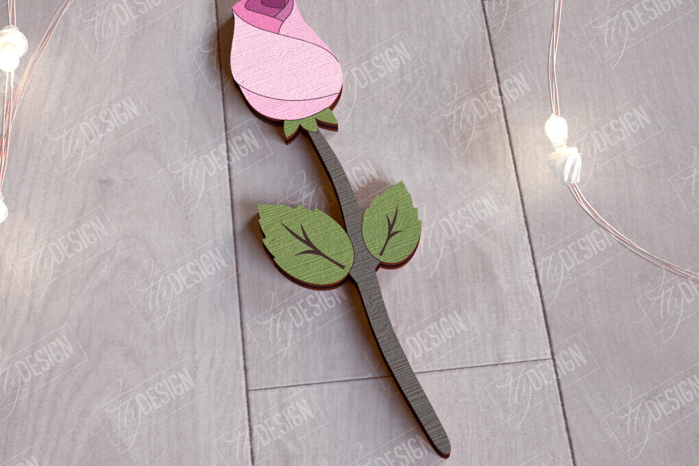 Σετ των 2 Intra απο ξύλο plywood 3mm-4mm πάχος – Ξύλινα Λουλούδια | Αιώνια Λουλούδια | Δώρο Δίασταση  20x20 cm INTRAFABR-112700720