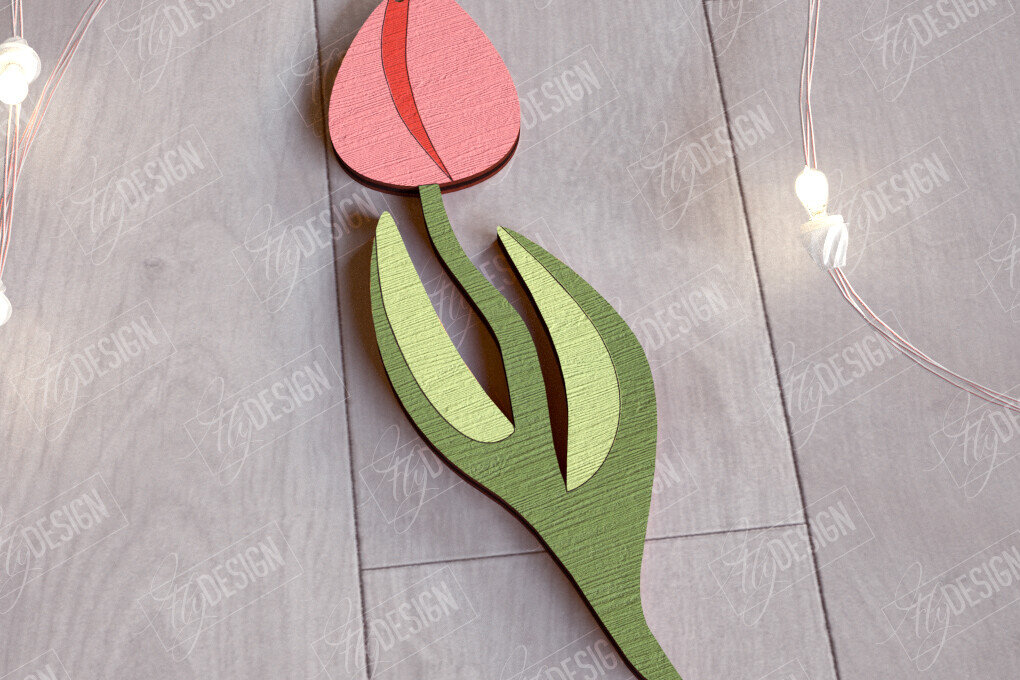 Σετ των 2 Intra απο ξύλο plywood 3mm-4mm πάχος – Ξύλινα Λουλούδια | Αιώνια Λουλούδια | Δώρο Δίασταση  20x20 cm INTRAFABR-112700345