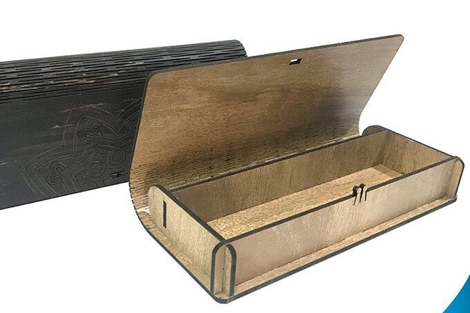 Σετ των 2 Intra απο ξύλο plywood 3mm-4mm πάχος – Ξύλινη Κουτί Δώρου Κοσμήματα Κουτί Κουτί στυλό Δίασταση  20x20 cm INTRAFABR-35374476