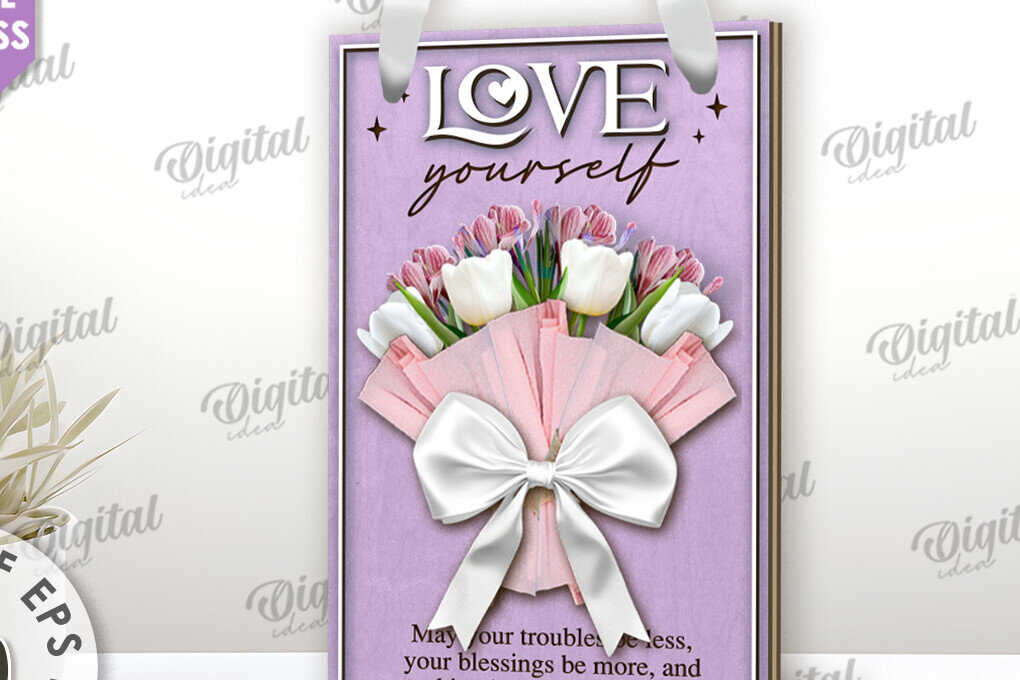 Σετ των 2 Intra απο ξύλο plywood 3mm-4mm πάχος – Ξύλινη θήκη λουλουδιών δώρου Cut Laser Δίασταση  20x20 cm INTRAFABR-116703821