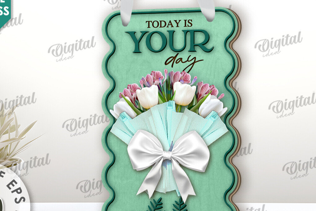 Σετ των 2 Intra απο ξύλο plywood 3mm-4mm πάχος – Ξύλινη θήκη λουλουδιών δώρου Cut Laser Δίασταση  20x20 cm INTRAFABR-116704143