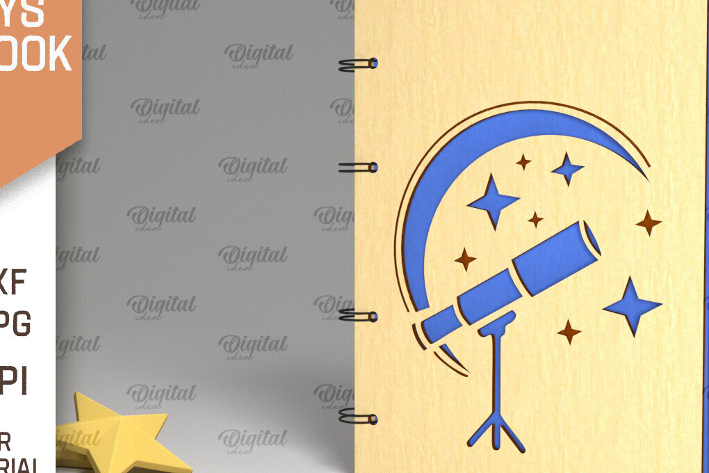 Σετ των 2 Intra απο ξύλο plywood 3mm-4mm πάχος – Ξύλινο σημειωματάριο Hobbies Δίασταση  20x20 cm INTRAFABR-95794306