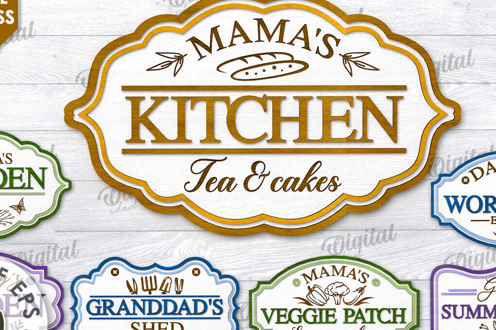 Σετ των 2 Intra απο ξύλο plywood 3mm-4mm πάχος – Δέσμη κοπής με λέιζερ ξύλινες επιγραφές σπιτιού Δίασταση  20x20 cm INTRAFABR-114393156