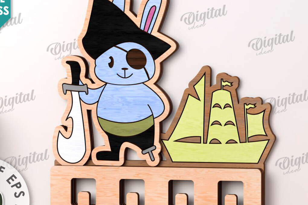 Σετ των 2 Intra απο ξύλο plywood 3mm-4mm πάχος – Ξύλινη Παιδική Σχάρα Κόψιμο με Λέιζερ Δίασταση  20x20 cm INTRAFABR-115444723