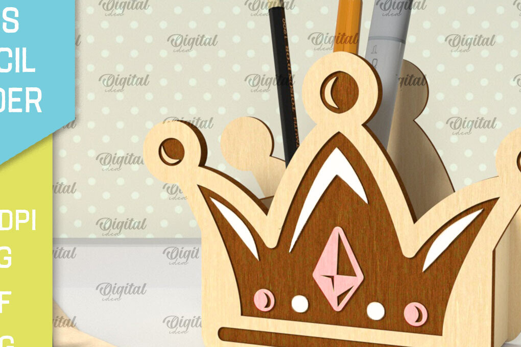 Σετ των 2 Intra απο ξύλο plywood 3mm-4mm πάχος – Ξύλινη Παιδική Μολυβοθήκη Κοπή Laser Δίασταση  20x20 cm INTRAFABR-101096720