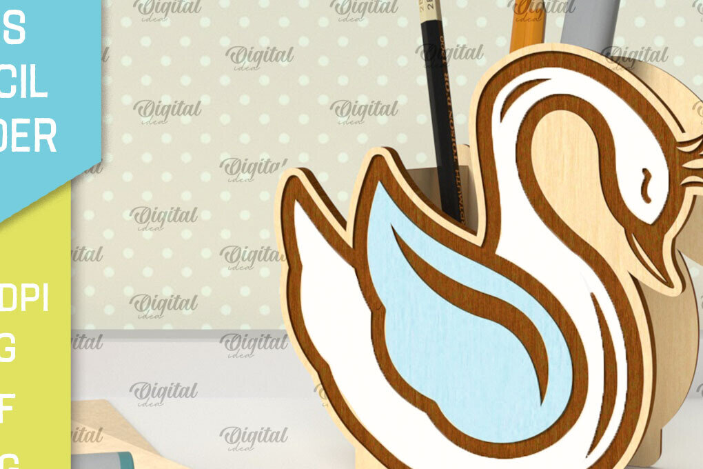 Σετ των 2 Intra απο ξύλο plywood 3mm-4mm πάχος – Ξύλινη Παιδική Μολυβοθήκη Κοπή Laser Δίασταση  20x20 cm INTRAFABR-101096139