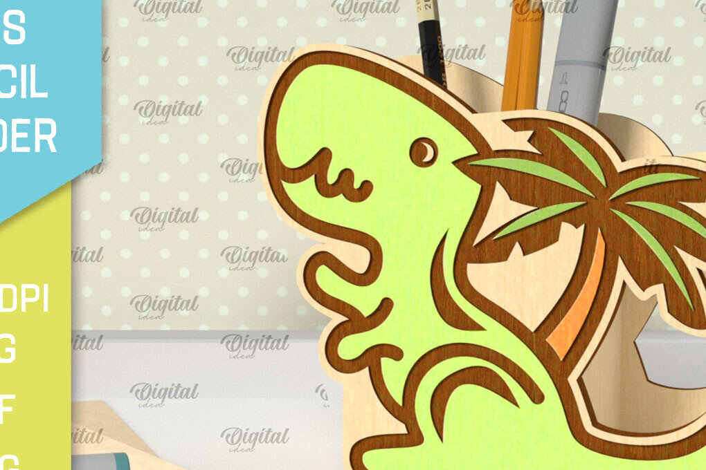 Σετ των 2 Intra απο ξύλο plywood 3mm-4mm πάχος – Ξύλινη Παιδική Μολυβοθήκη Κοπή Laser Δίασταση  20x20 cm INTRAFABR-101096241