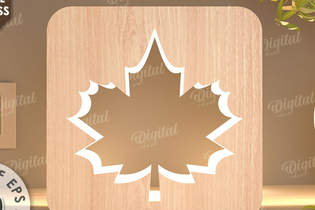 Σετ των 2 Intra απο ξύλο plywood 3mm-4mm πάχος – Ξύλινο επιτραπέζιο φωτιστικό Led  κοπής Laser Δίασταση  20x20 cm INTRAFABR-109489275