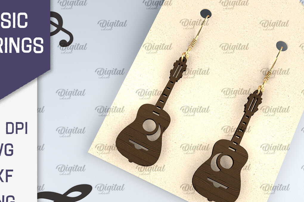 Σετ των 3 Intra απο ξύλο plywood 3mm-4mm πάχος – Ξύλινα Μουσικά Σκουλαρίκια  κοπής με λέιζερ Δίασταση  5x5 cm INTRAFABR-107830733