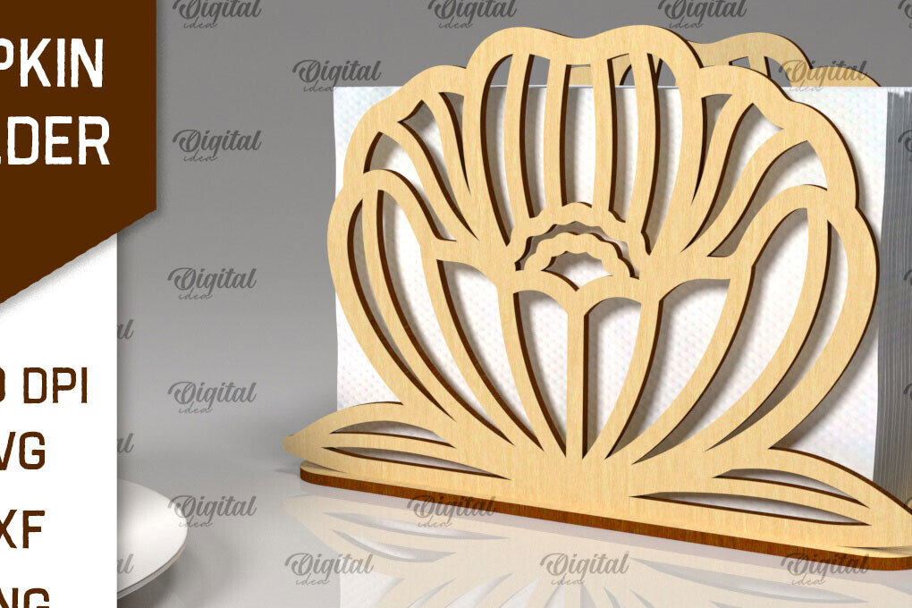 Σετ των 2 Intra απο ξύλο plywood 3mm-4mm πάχος – Ξύλινη θήκη χαρτοπετσέτας Δίασταση  20x20 cm INTRAFABR-100491928