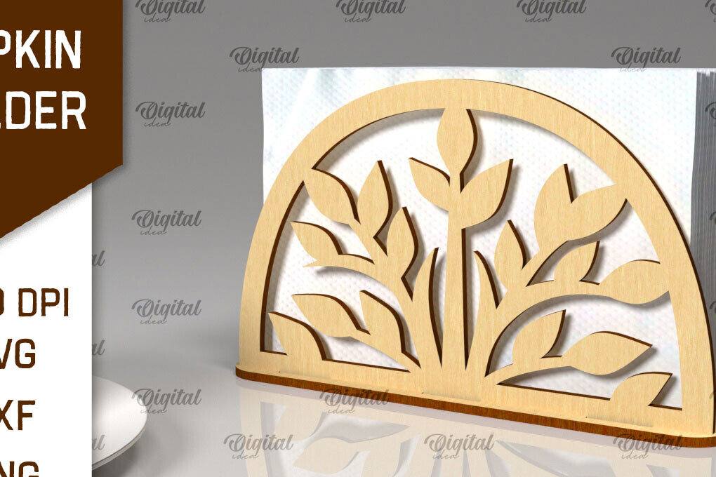 Σετ των 2 Intra απο ξύλο plywood 3mm-4mm πάχος – Ξύλινη θήκη χαρτοπετσέτας Δίασταση  20x20 cm INTRAFABR-100492042