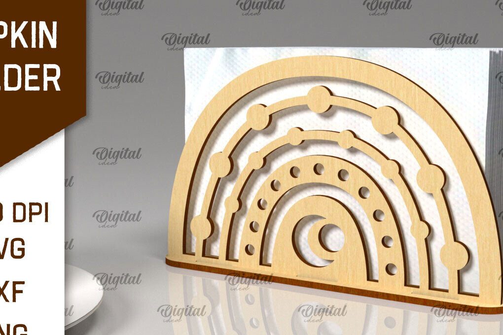 Σετ των 2 Intra απο ξύλο plywood 3mm-4mm πάχος – Ξύλινη θήκη χαρτοπετσέτας Δίασταση  20x20 cm INTRAFABR-100491712