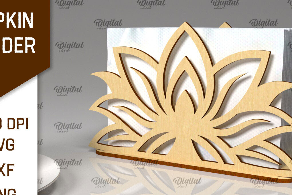 Σετ των 2 Intra απο ξύλο plywood 3mm-4mm πάχος – Ξύλινη θήκη χαρτοπετσέτας Δίασταση  20x20 cm INTRAFABR-100491788