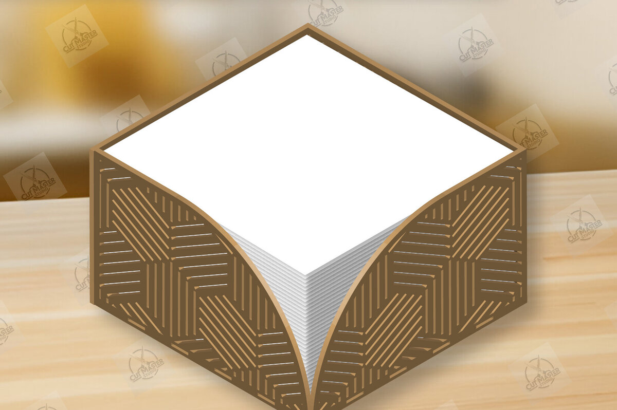 Σετ των 2 Intra απο ξύλο plywood 3mm-4mm πάχος – Ξύλινη θήκη χαρτοπετσέτας Δίασταση  20x20 cm INTRAFABR-120361621