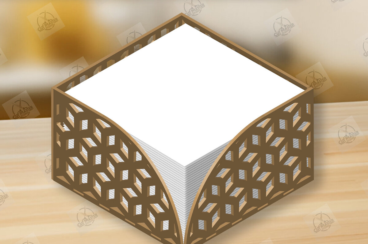 Σετ των 2 Intra απο ξύλο plywood 3mm-4mm πάχος – Ξύλινη θήκη χαρτοπετσέτας Δίασταση  20x20 cm INTRAFABR-120361693