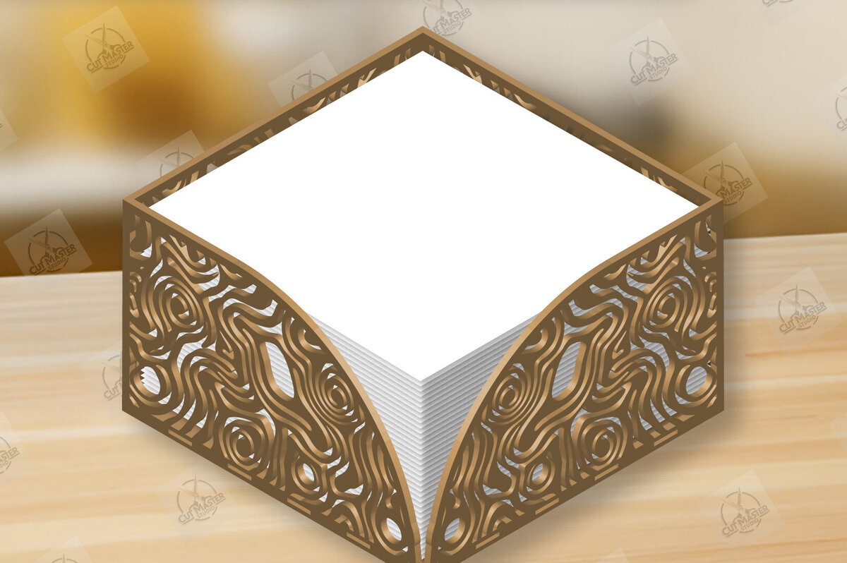 Σετ των 2 Intra απο ξύλο plywood 3mm-4mm πάχος – Ξύλινη θήκη χαρτοπετσέτας Δίασταση  20x20 cm INTRAFABR-120361715