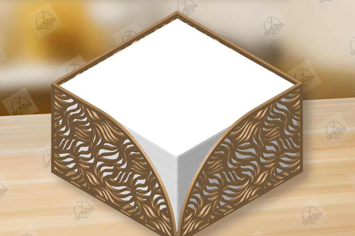 Σετ των 2 Intra απο ξύλο plywood 3mm-4mm πάχος – Ξύλινη θήκη χαρτοπετσέτας Δίασταση  20x20 cm INTRAFABR-120361726