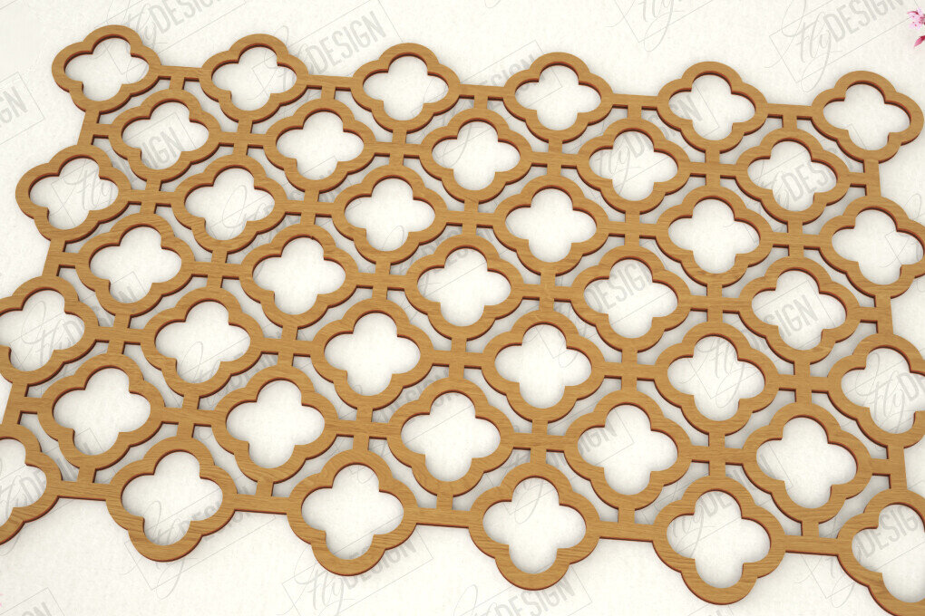 Σετ των 2 Intra απο ξύλο plywood 3mm-4mm πάχος – Σουπλά Ξύλινο |Σουβέρ επιτραπέζιου Δίασταση  20x20 cm INTRAFABR-119309371