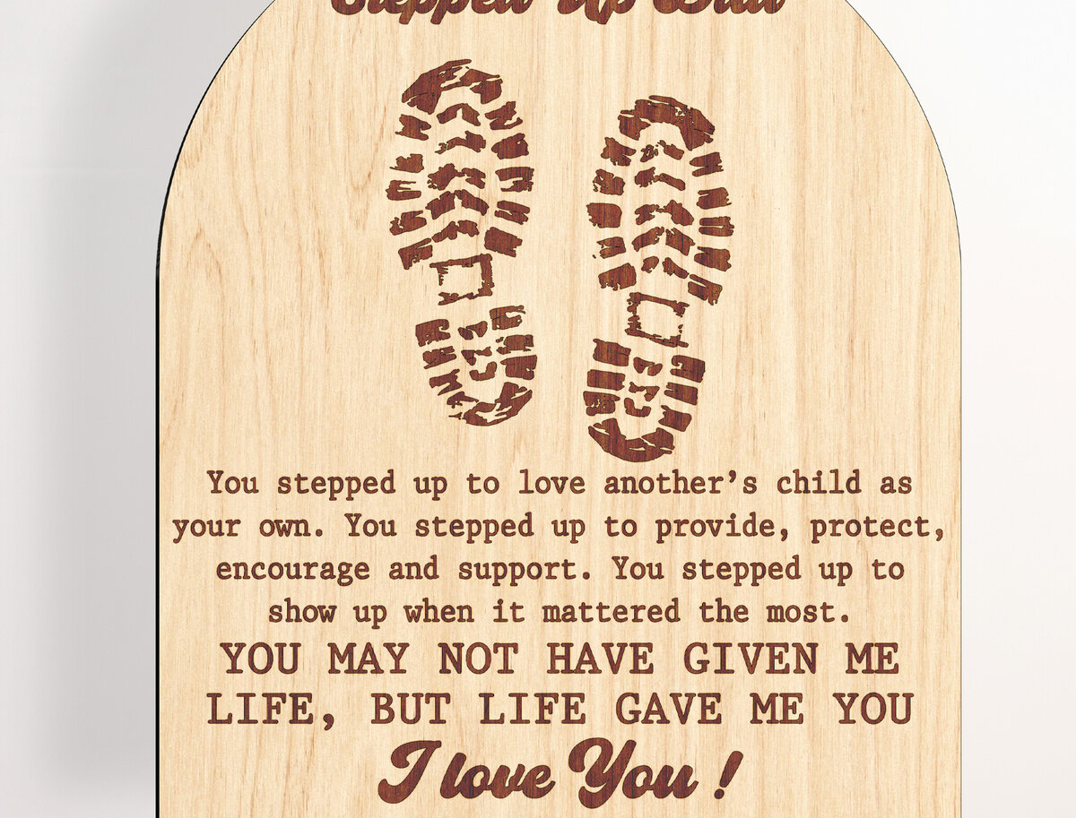 Σετ των 2 Intra απο ξύλο plywood 3mm-4mm πάχος – Ξύλινη επιγραφή για τη γιορτή του πατέρα ντεκόρ Δίασταση  20x20 cm INTRAFABR-95502269