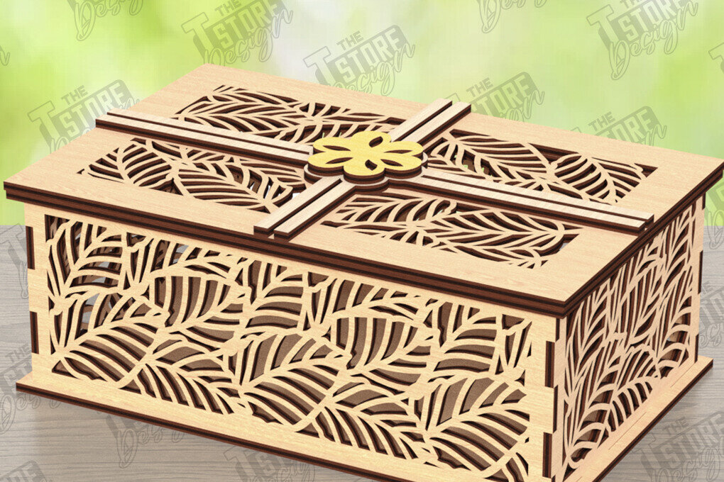 Σετ των 2 Intra απο ξύλο plywood 3mm-4mm πάχος – Ξύλινο κουτί αποθήκευσης | Κουτί δώρου Δίασταση  20x20 cm INTRAFABR-122496267