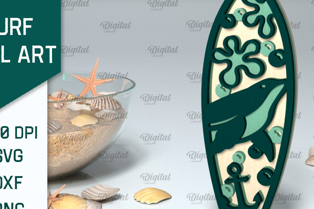 Σετ των 2 Intra απο ξύλο plywood 3mm-4mm πάχος –  κοπής με λέιζερ ξύλινη σανίδα του σερφ Δίασταση  20x20 cm INTRAFABR-97362870