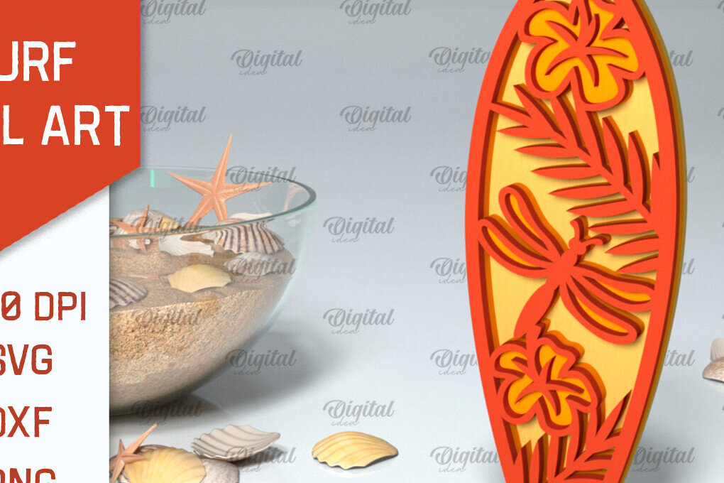 Σετ των 2 Intra απο ξύλο plywood 3mm-4mm πάχος –  κοπής με λέιζερ ξύλινη σανίδα του σερφ Δίασταση  20x20 cm INTRAFABR-97362328