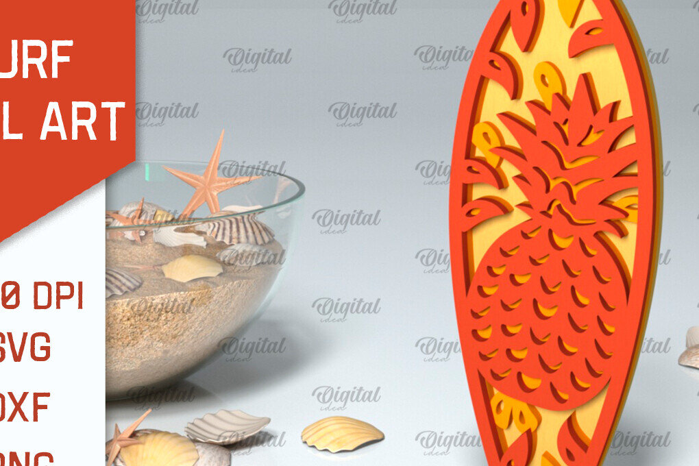 Σετ των 2 Intra απο ξύλο plywood 3mm-4mm πάχος –  κοπής με λέιζερ ξύλινη σανίδα του σερφ Δίασταση  20x20 cm INTRAFABR-97362768