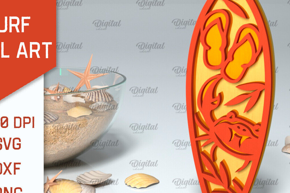 Σετ των 2 Intra απο ξύλο plywood 3mm-4mm πάχος –  κοπής με λέιζερ ξύλινη σανίδα του σερφ Δίασταση  20x20 cm INTRAFABR-97362178