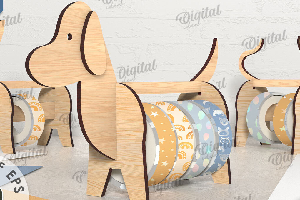 Σετ των 2 Intra απο ξύλο plywood 3mm-4mm πάχος – Ξύλινες Ταινίες Organizers Δέσμη κοπής με λέιζερ Δίασταση  20x20 cm INTRAFABR-108028565