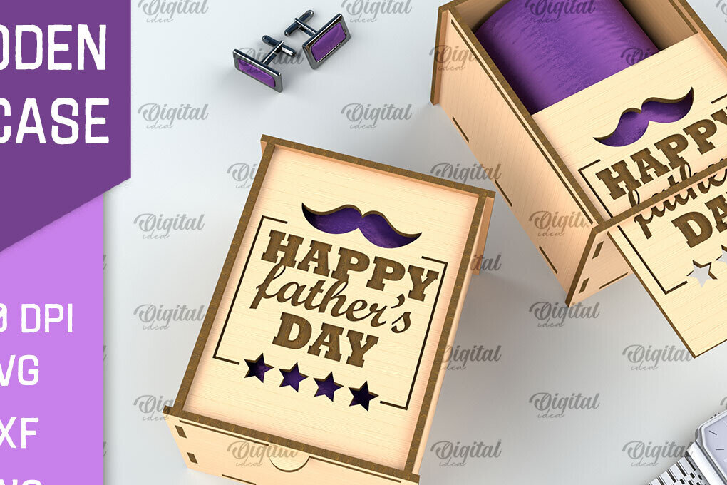 Σετ των 2 Intra απο ξύλο plywood 3mm-4mm πάχος – Ξύλινη Θήκη Γραβάτα. Κόψιμο με Laser Box Δίασταση  20x20 cm INTRAFABR-96807606